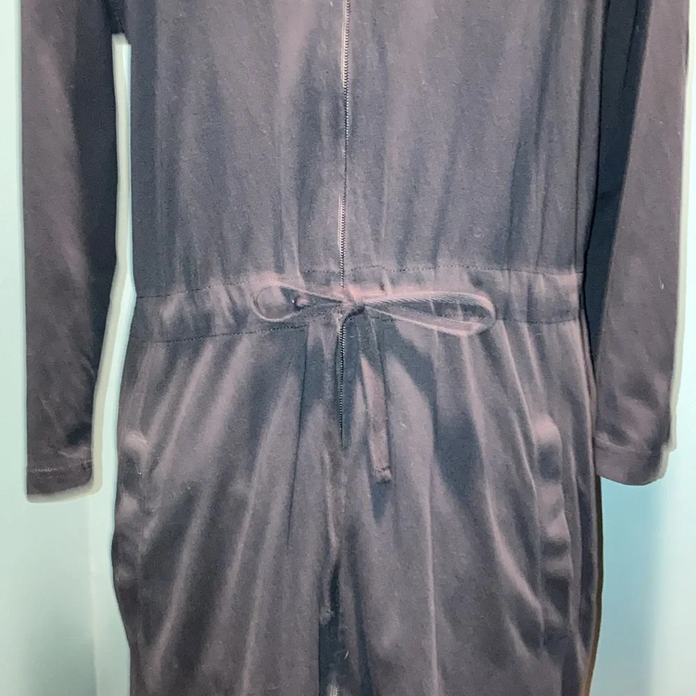 J Jill Black Cotton Zip Up Hoodie Size Small - Picture 4 of 16